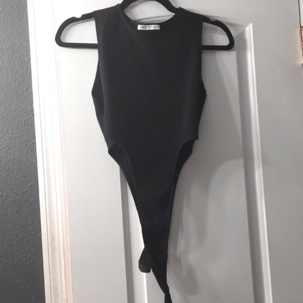 Zara black bodysuit New